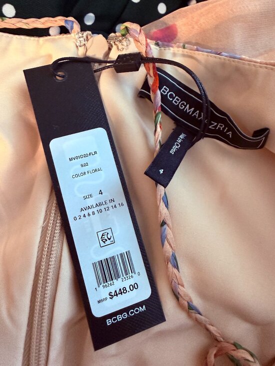 BCBG Floral Dress NWT - Picture 4 of 8